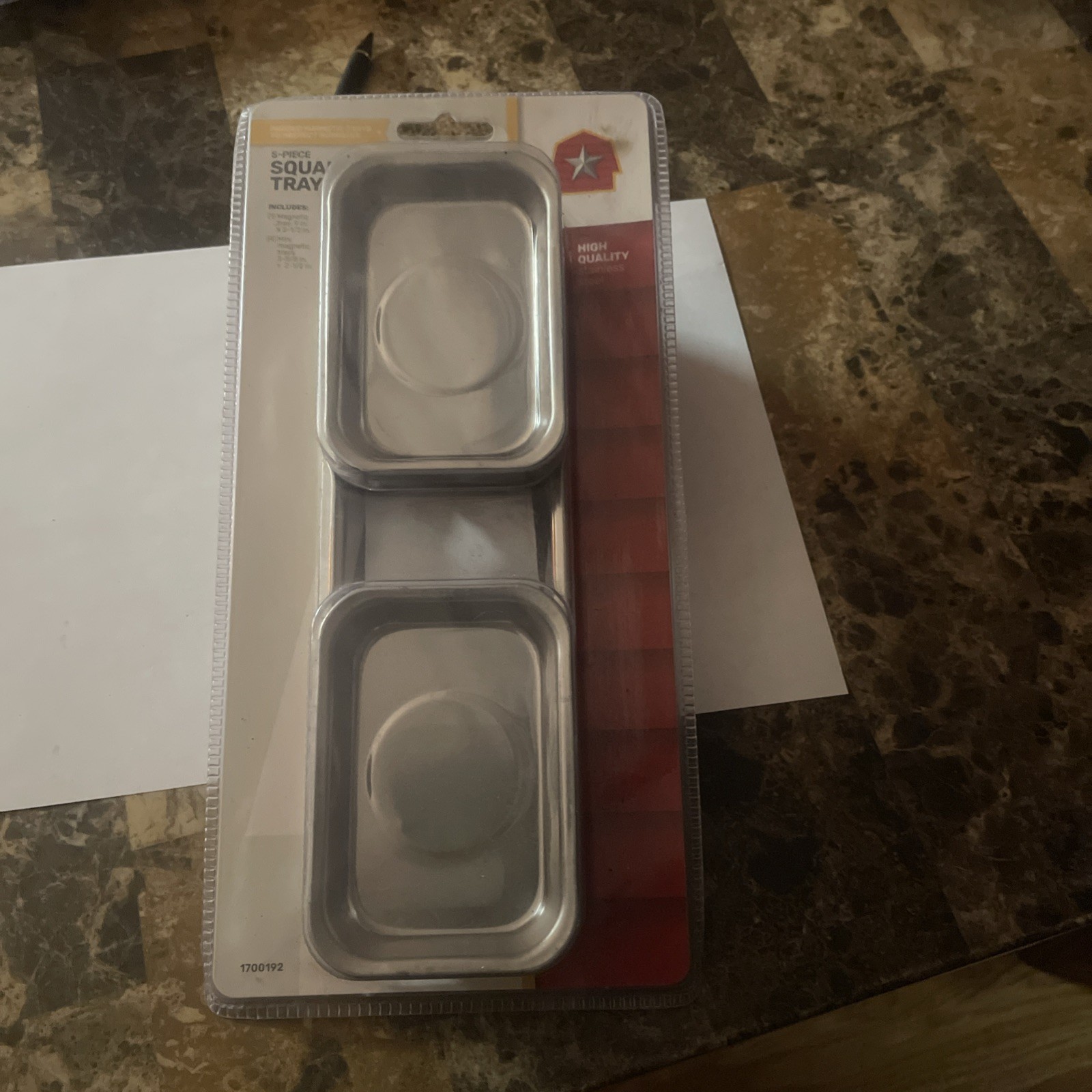 Magnetic Tool Trays 5 Pieces New