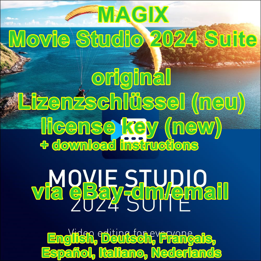 MAGIX Movie Studio 2024 Suite - license key license key (permanent/lifetime)