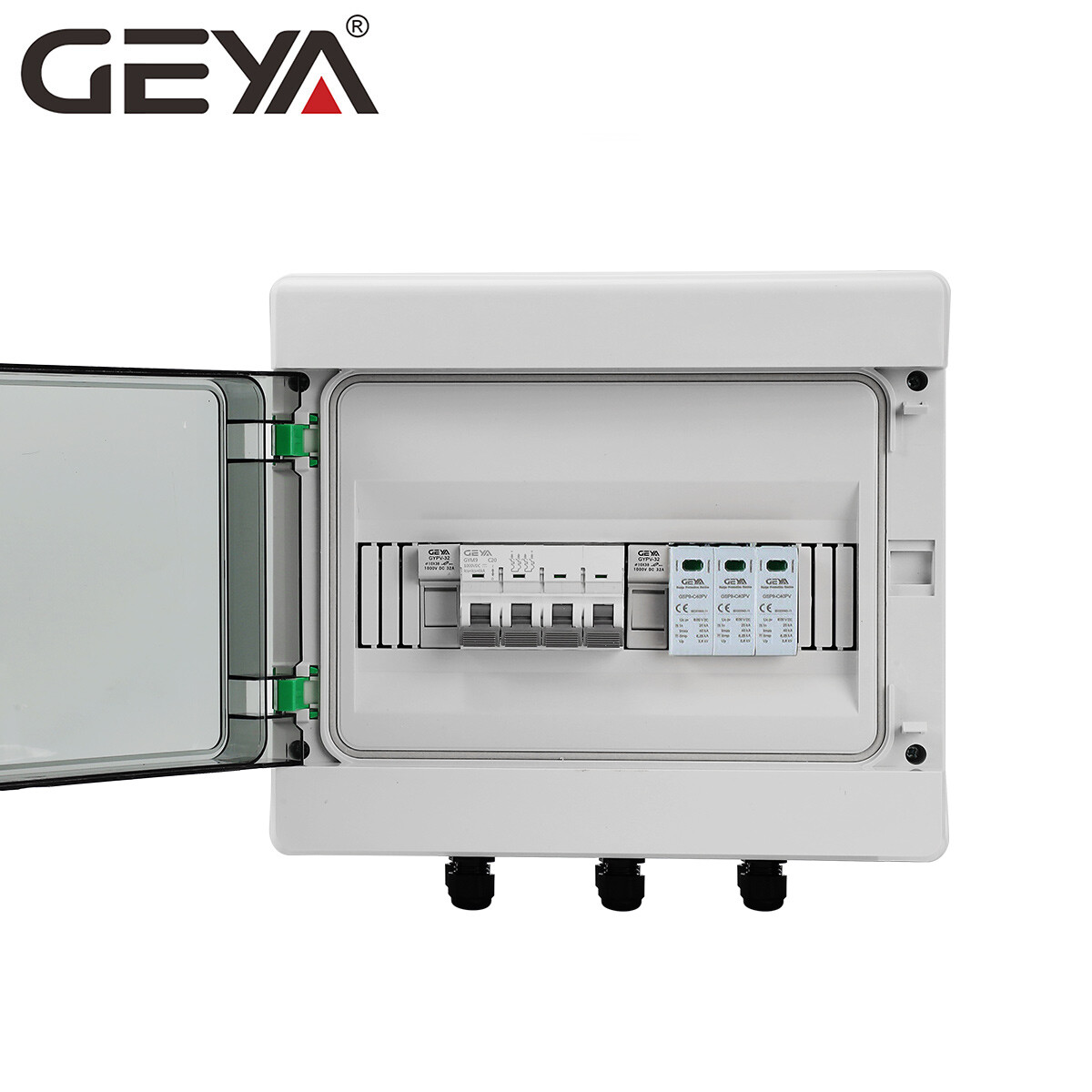 GEYA PV Combiner Box Plastic 15A 1string 1000VDC Circuit Breaker for Solar Panel