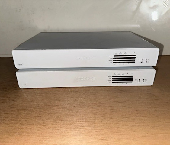 Sophos XG 125 Rev.3 Firewall VPN Security Network Router Lot of 2 (No cords)