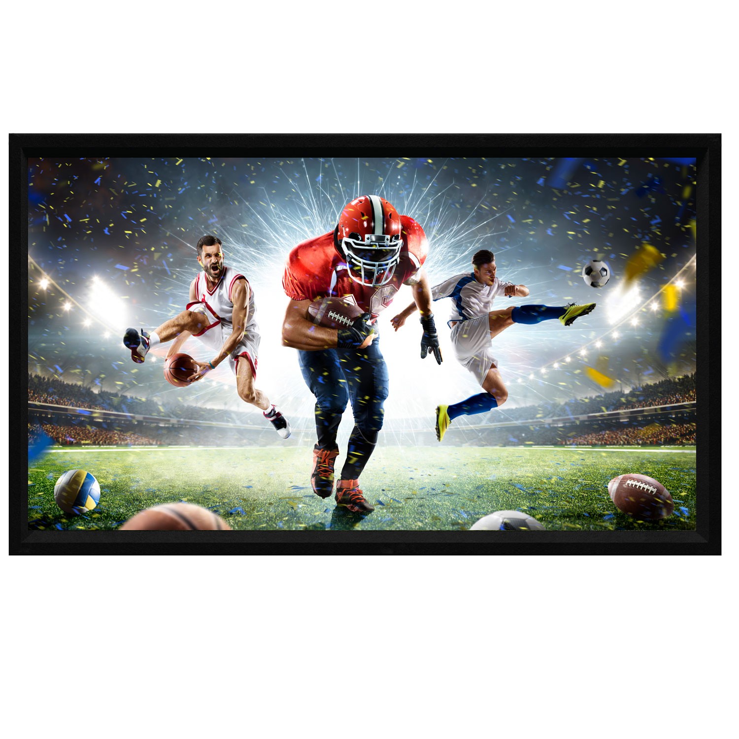 General Brand 120" Home Theater Projector Screen 16:9 Indoor Outdoor Folding wit