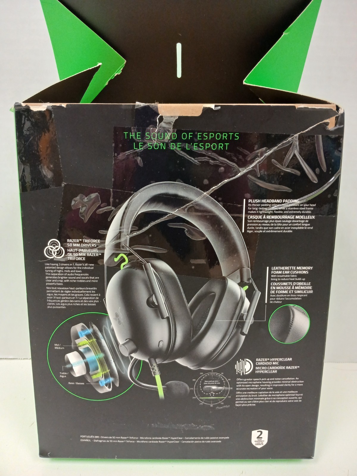 Razer BlackShark V2 X Gaming Headset with Mic