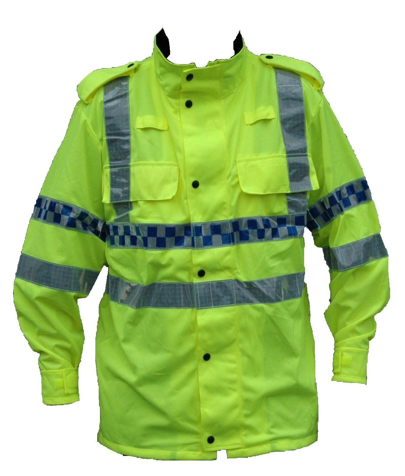 Hi Viz Vis Lightweight Reflective Traffic Overcoat Walking Recovery LW01N