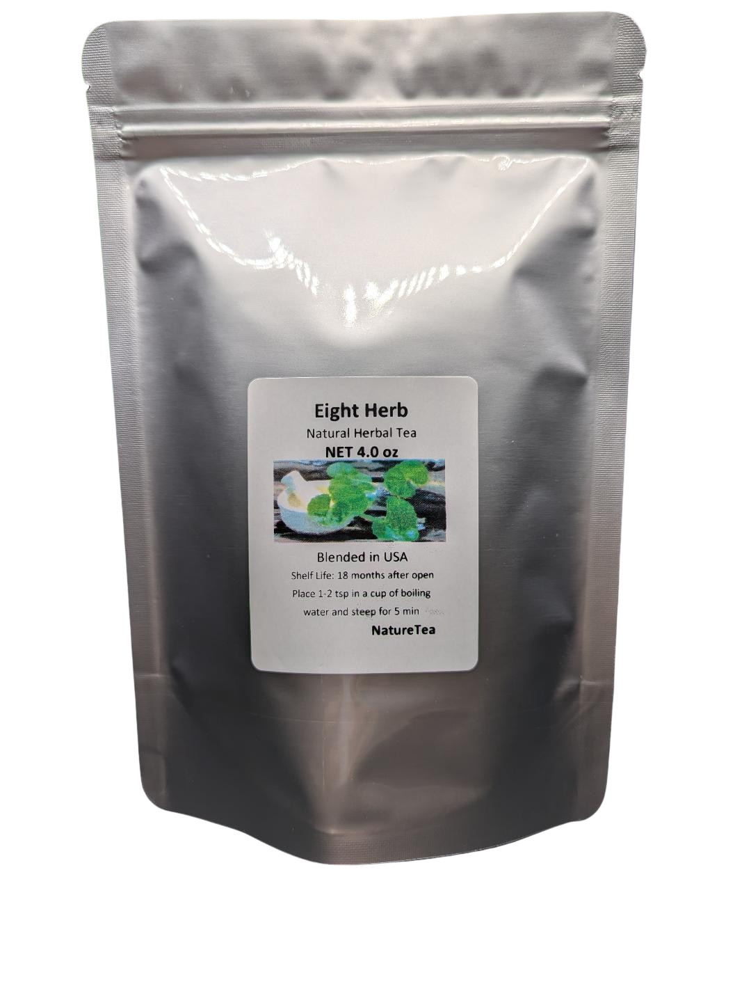 Eight Herb Tea - Loose Leaf Herbal Tea Blend - By Nature Tea - Wild Crafted
