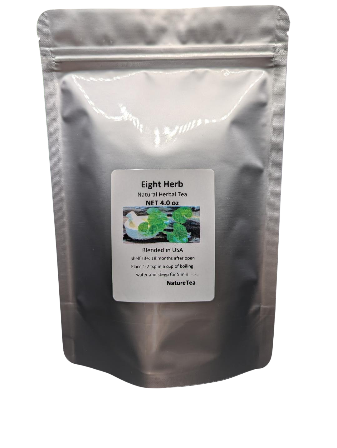 Eight Herb Tea - Loose Leaf Herbal Tea Blend - By Nature Tea - Wild Crafted