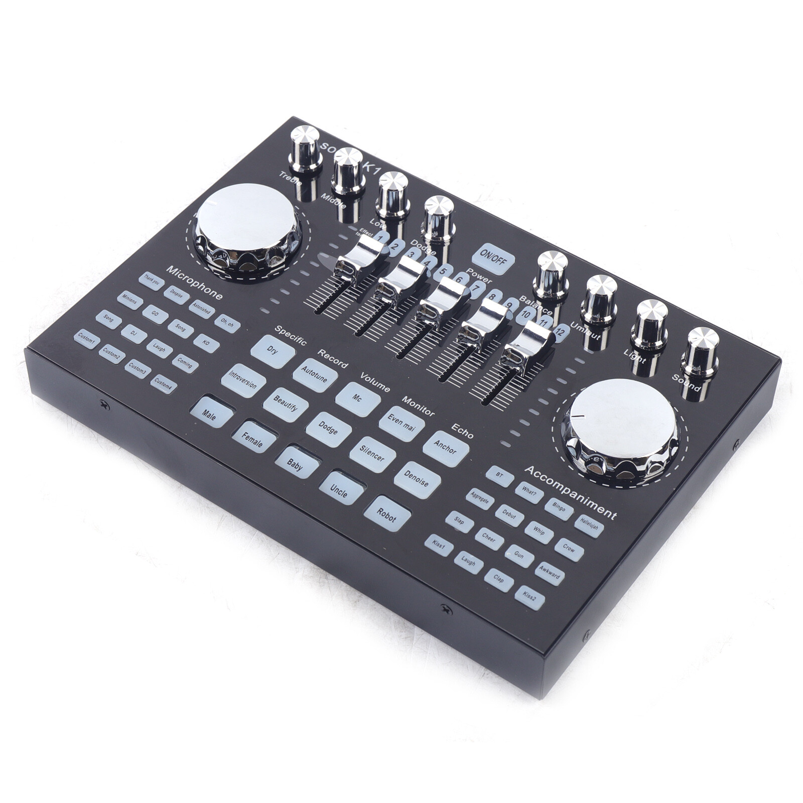 Pro 2/8 Channel Bluetooth Live Sound Card Studio Audio Mixer Mixing Console USB