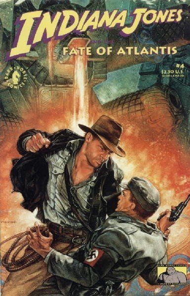 Indiana Jones Fate Of Atlantis Comic Book #4 VERY HIGH GRADE 1991 NEW UNREAD