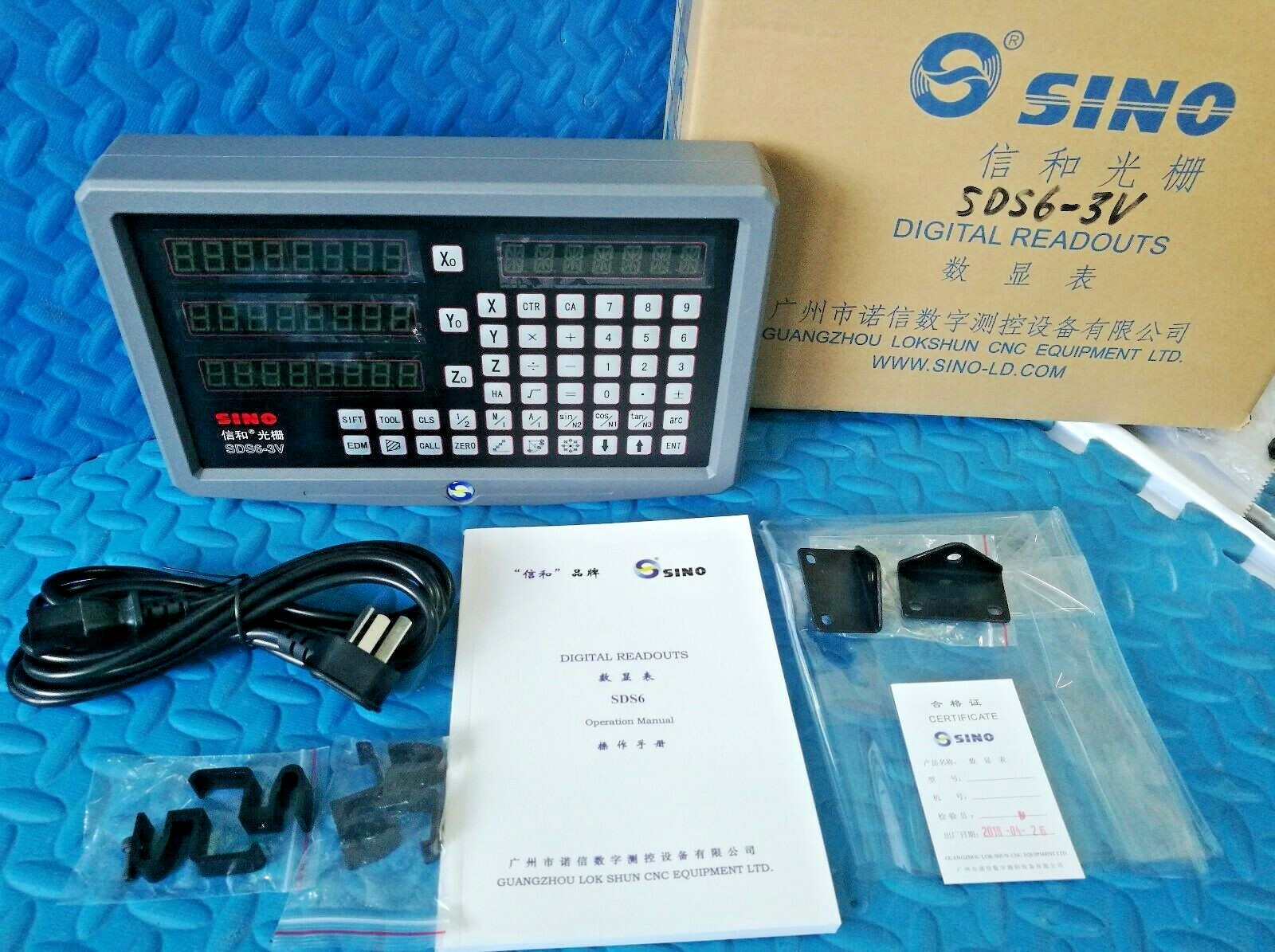 SINO 3 axis Digital Readout SDS6-3V for Lathe or Milling Machine DRO