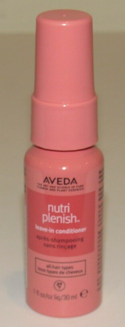 Aveda Nutriplenish Leave-In Conditioner 1 Oz 30 mL Travel Size All Hair Types