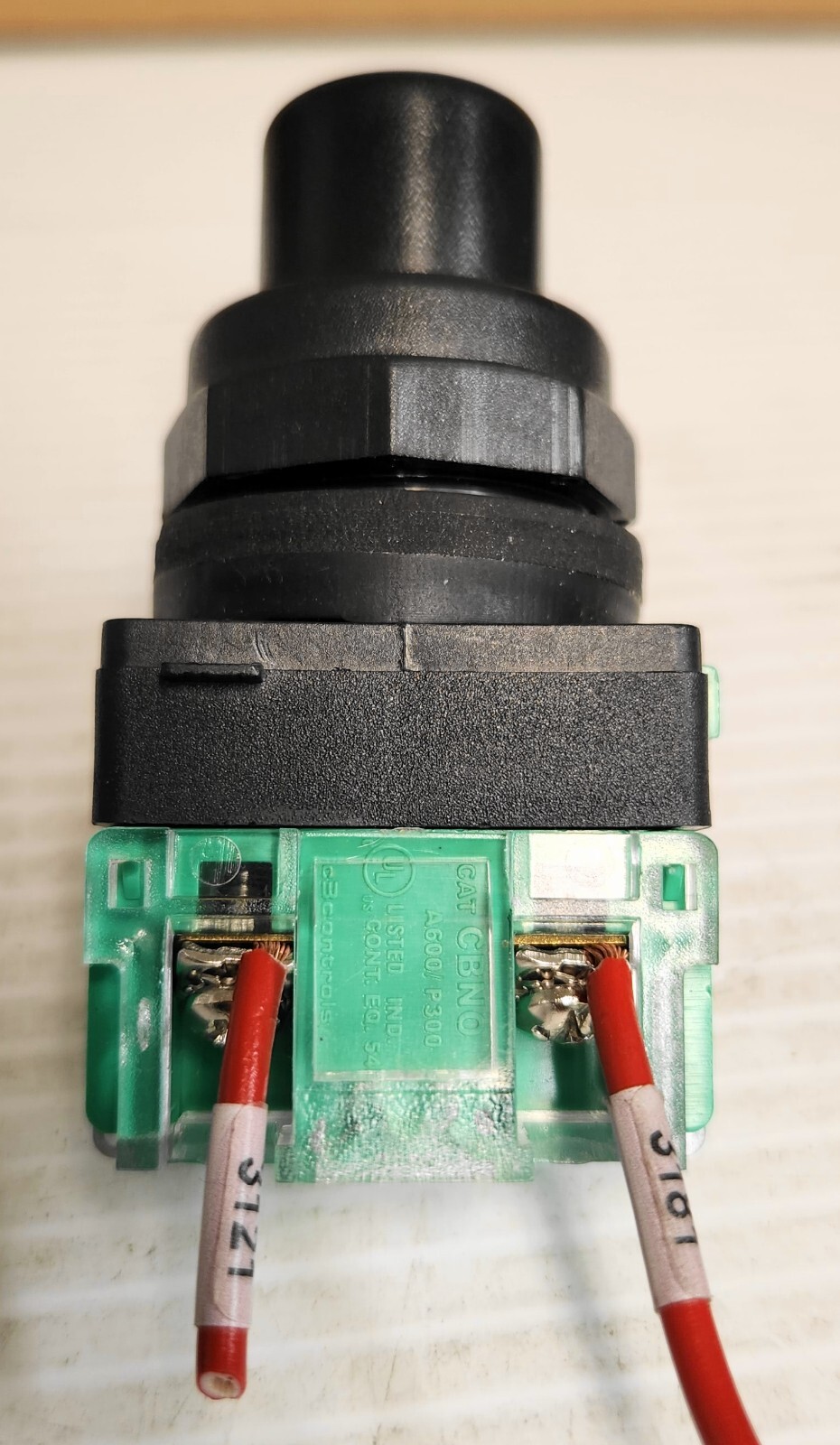 C3Controls 30mm Keyed Selector Switch 2-position Maintained Contact Block NO