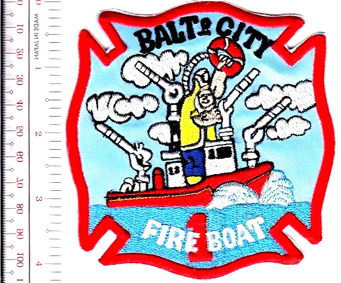 Fire Boat Maryland Baltimore Fire Department Fort McHenry Firebo vel NO TARIFF
