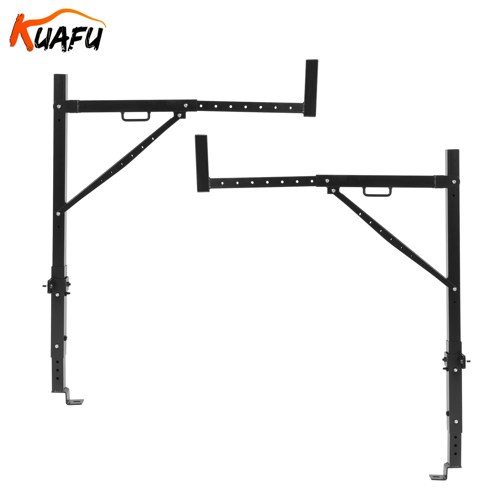 2Pcs Adjustable Ladder Truck Rack for Pickup 250 LBS for Kayak & Surfboard