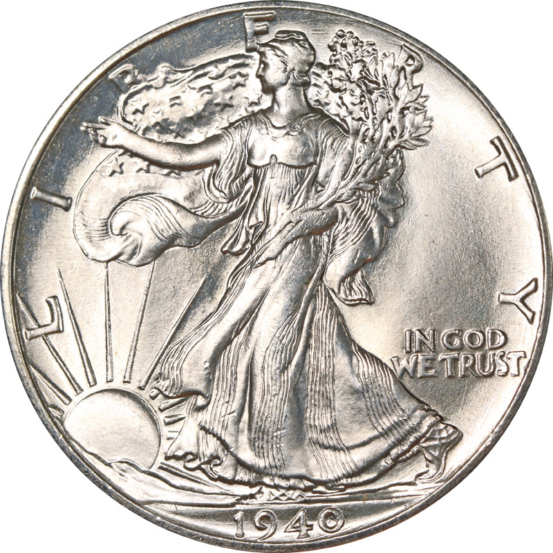 1940-P Walking Liberty Half