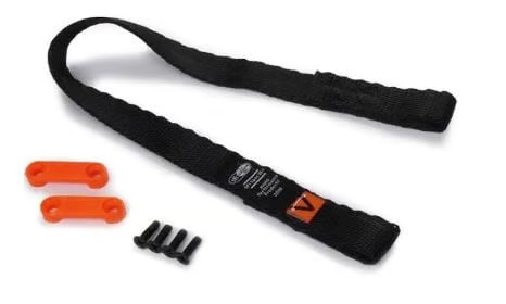 HANS TK12414XS Sliding Tether Quick Click Extra Short 16 Inch Length Compatible
