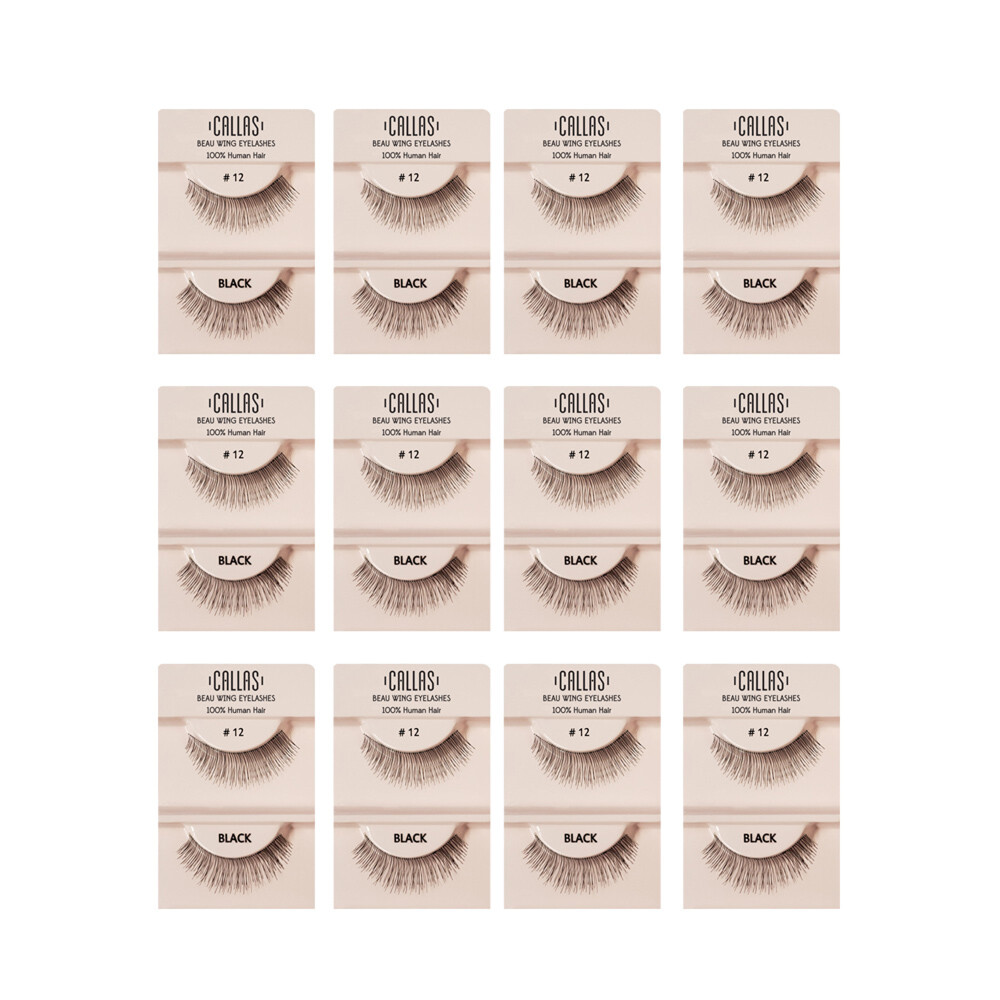 Callas Beau Wing Eyelashes #12 1pair x 12sets