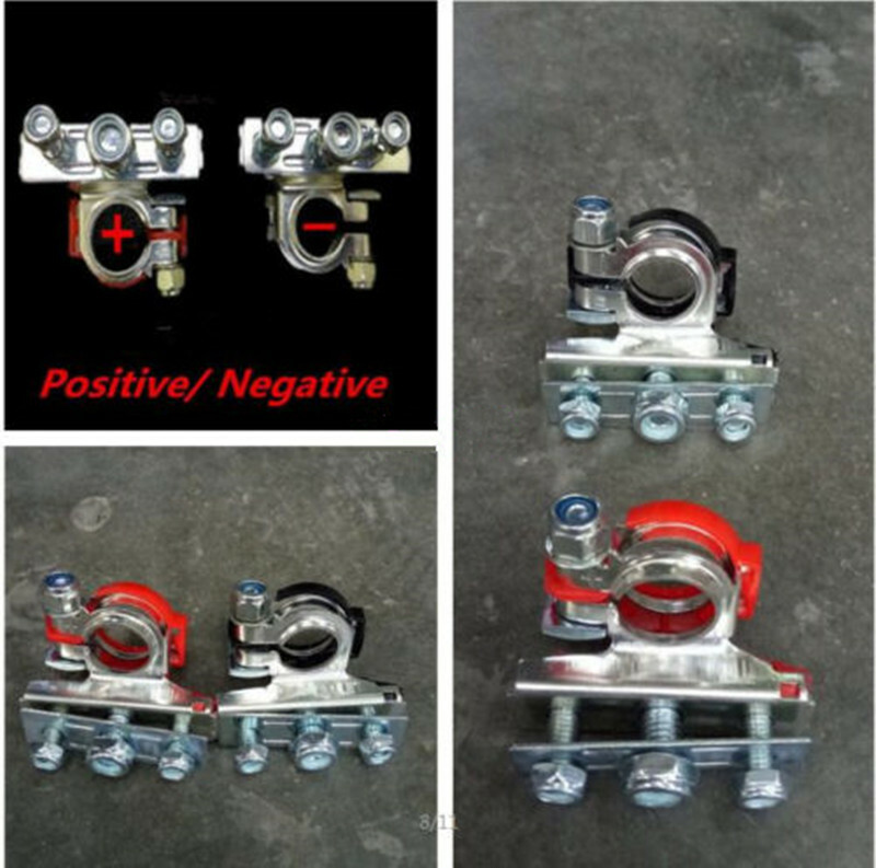 2x Pure Copper Battery Terminal Heavy Duty Car Quick Connector Cable Clamp Clip