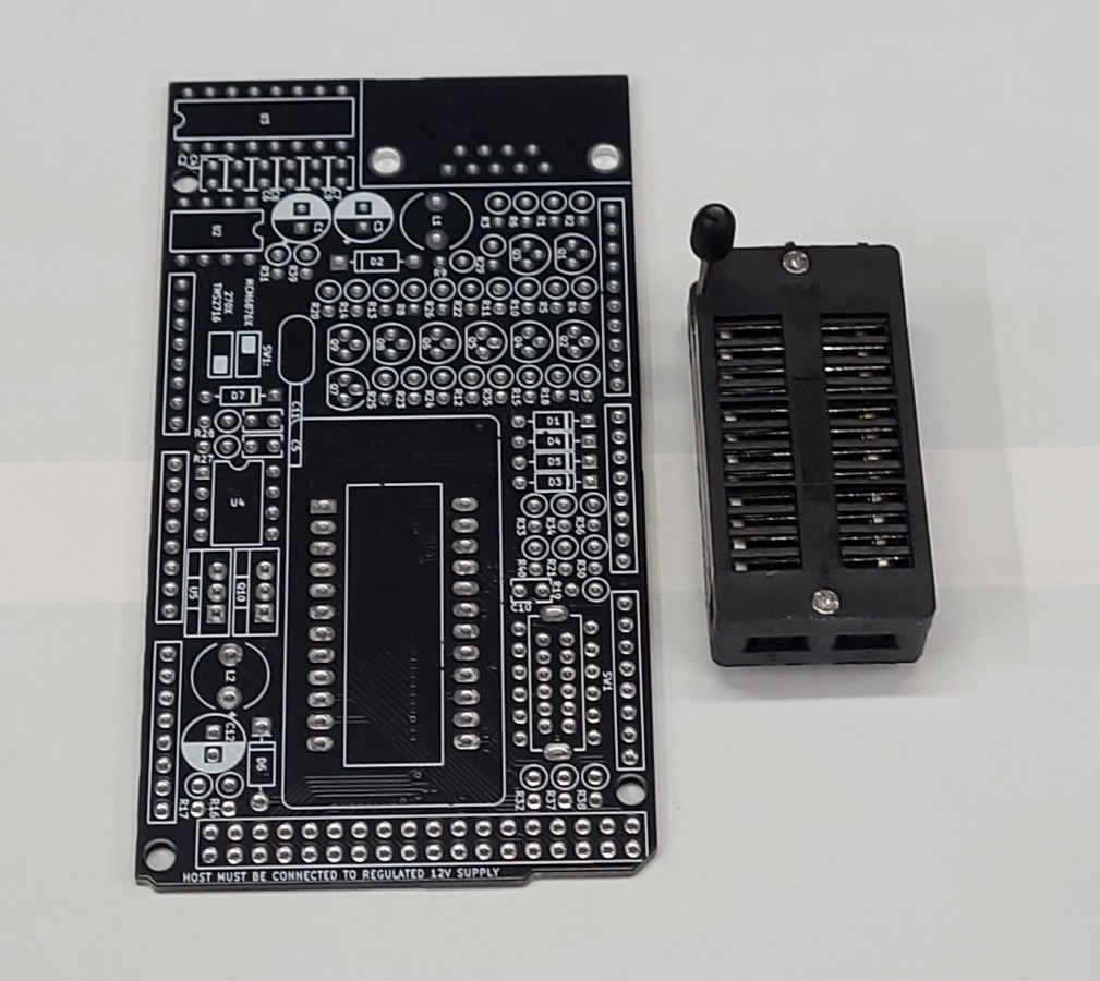 EPROM programmer PCB for 2708 2704 TMS2716 MCM68764 MCM68766 W/ ZIF Socket
