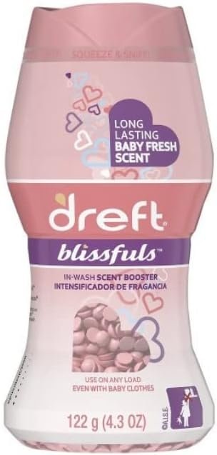 Dreft Blissfuls In-Wash Scent Booster 4.3oz Baby Fresh Long Lasting Fragrance