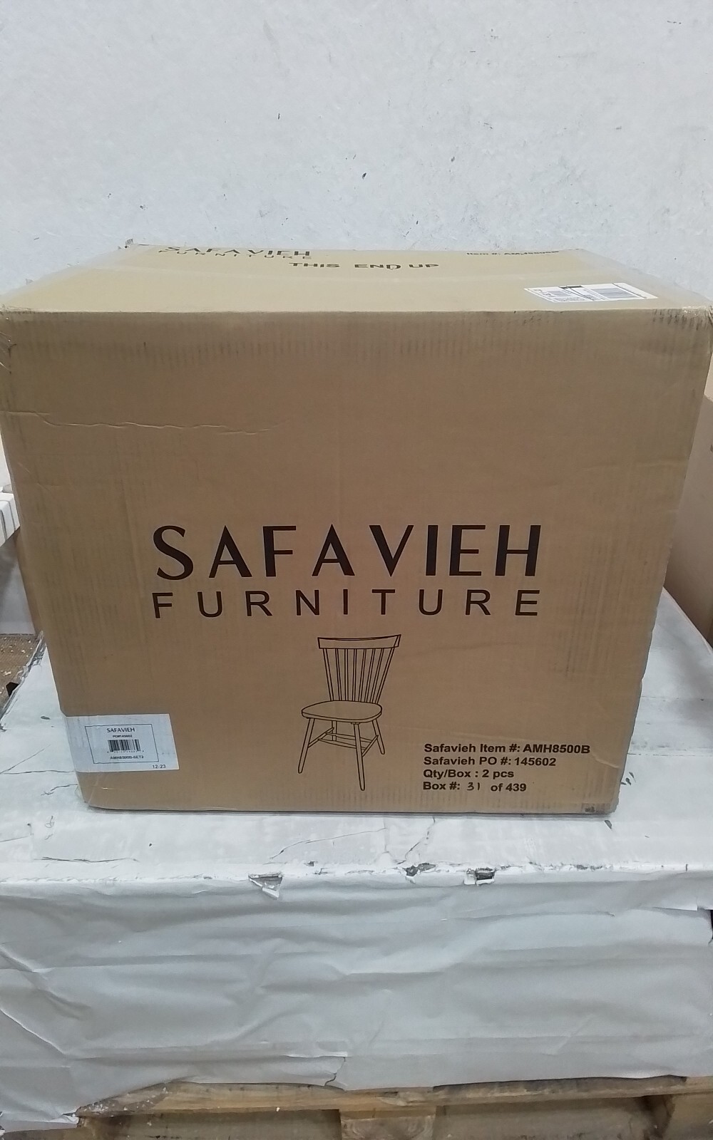 Safavieh PARKER SPINDEL SIDE CHAIR, Reduced Price 2172734620 AMH8500B
