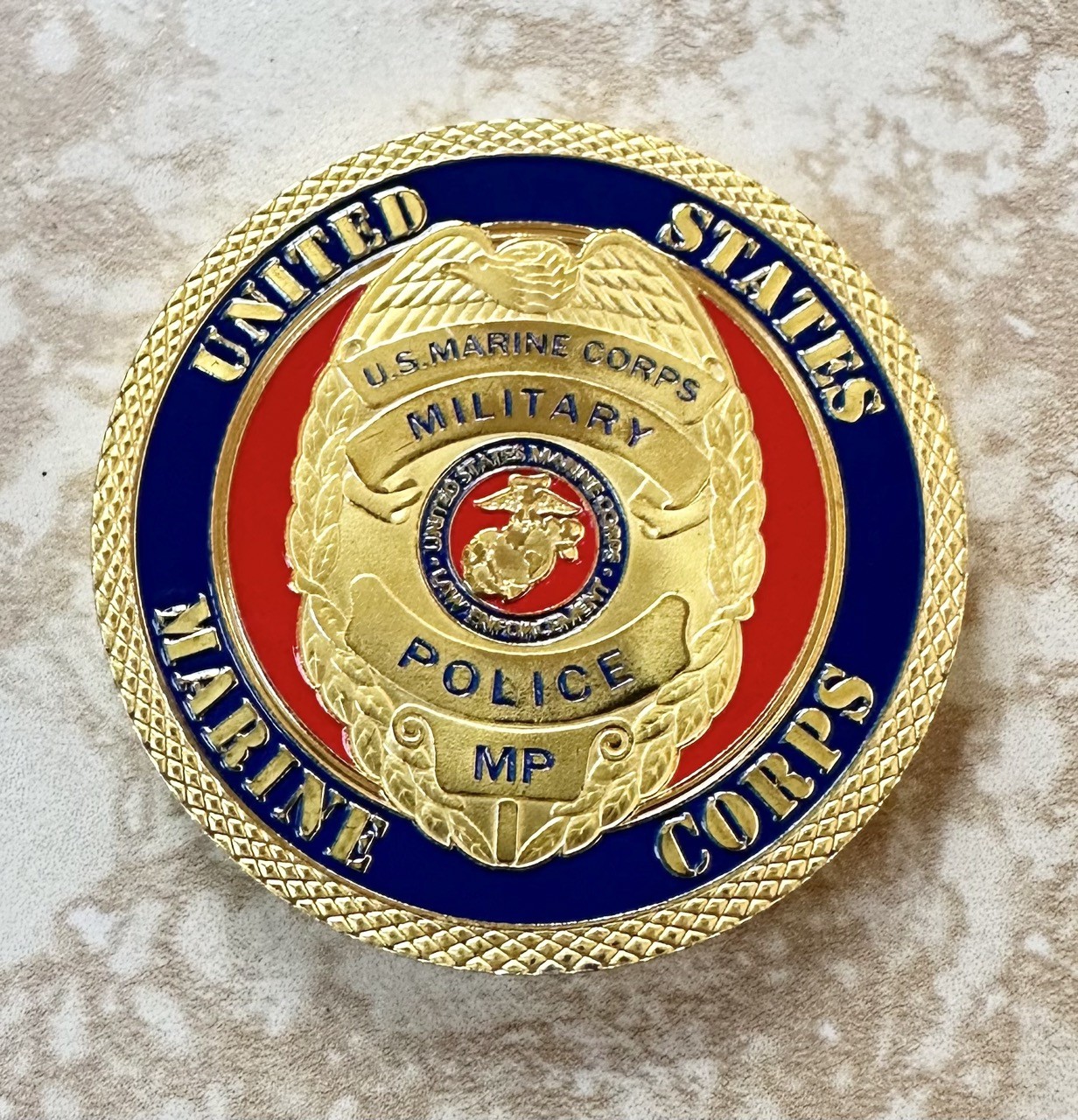 USMC Military Police (MP) Challenge Coin ·IN STOCK· ·FAST SHIPPING· ·NEW·