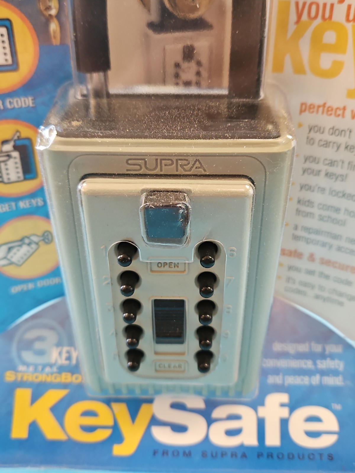Kidde KeySafe Access Point Portable Push Button Holds 3 Keys New