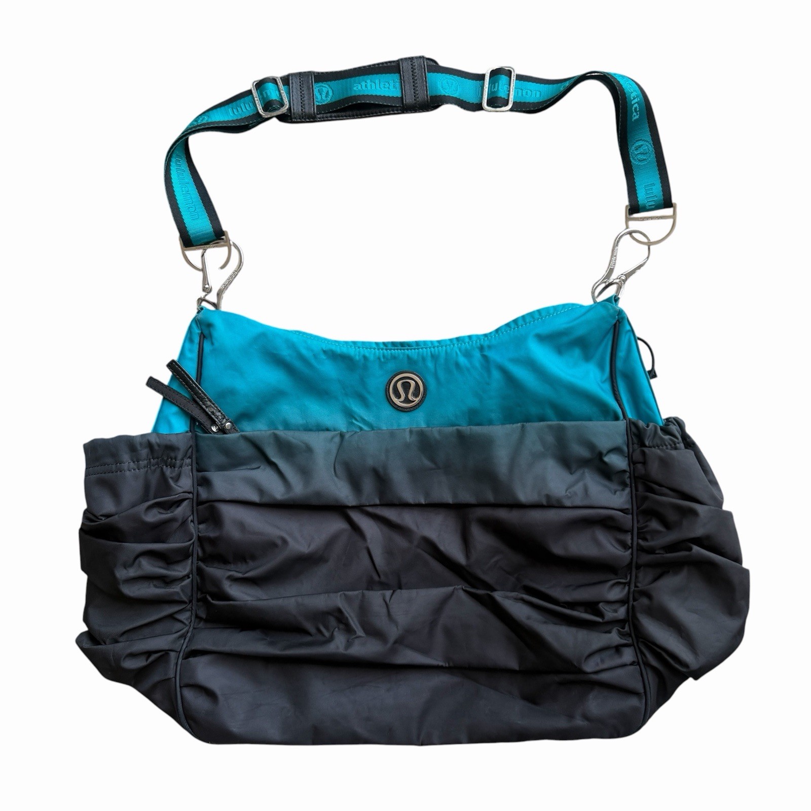 Lululemon Hot Yoga Hobo Gym Duffle Bag Surge Black Ombré