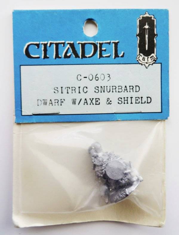 Citadel RAFM C-0603 Sitric Snurbard Dwarf Sealed First Citadel Compendium 1983