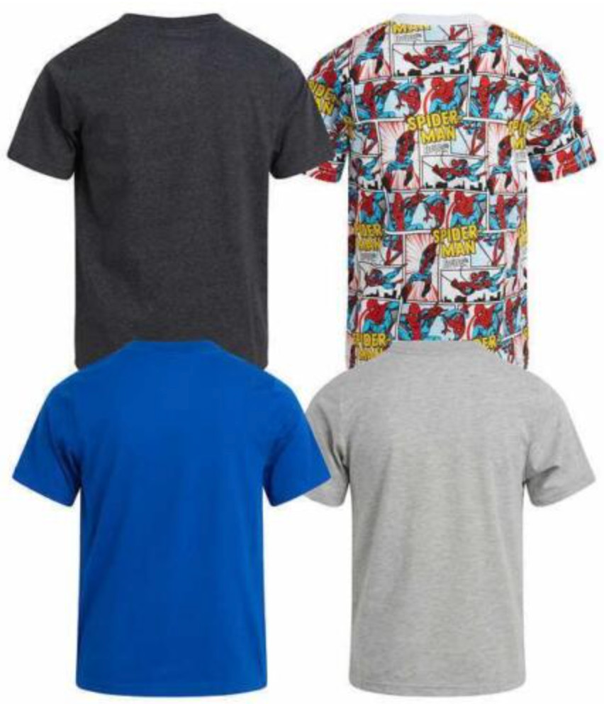 Marvel Spider-man Size 4T T-Shirts 4-Pack Tee's Short Sleeves