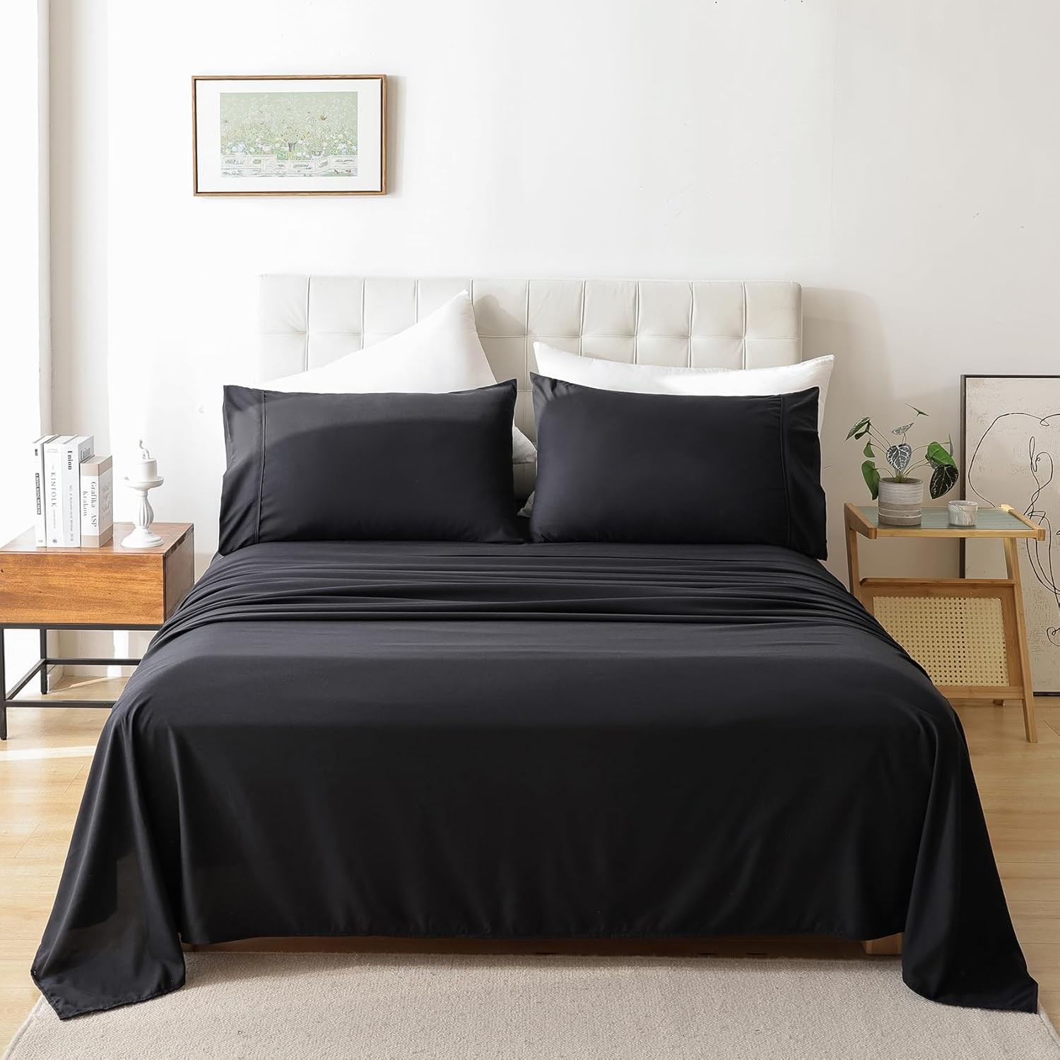 Twin Sheet Set 3 Piece Bed Sheets Twin Size Bed Extra Soft Breathable Deep