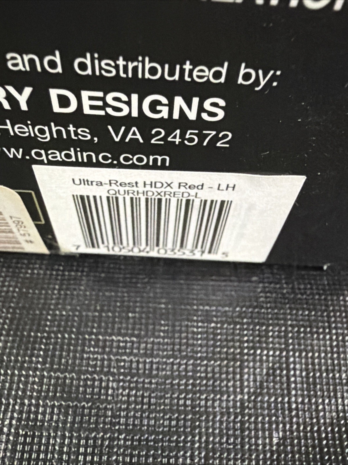 QAD UltraRest HDX Red LH