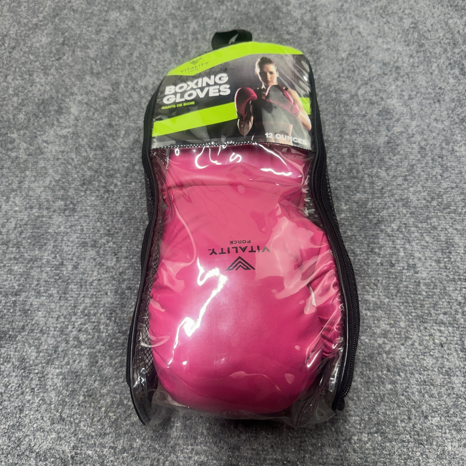 Pink Vitality Force Boxing Gloves 12oz