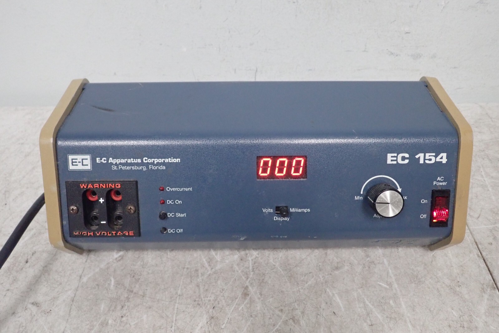 EC-Apparatus Corporation Electrophoresis Power Supply EC 154