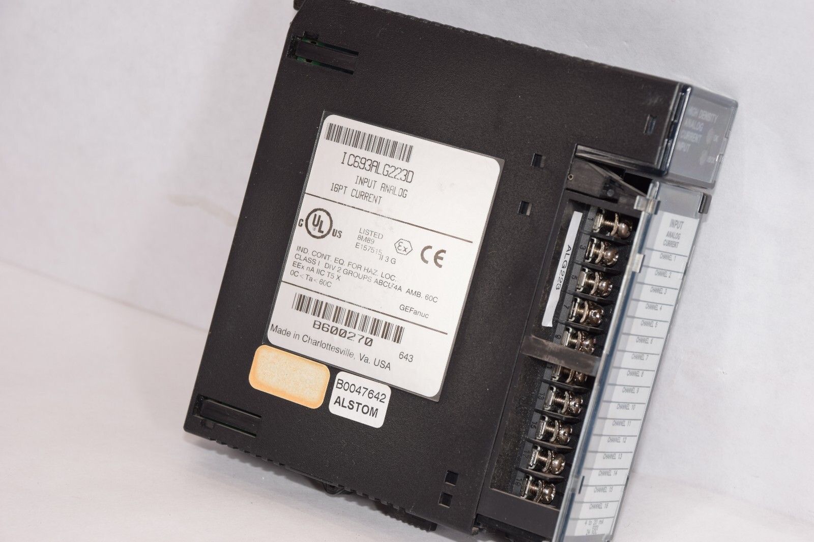 GE FANUC High Density Input Analog Module IC693ALG223D 16pt Current
