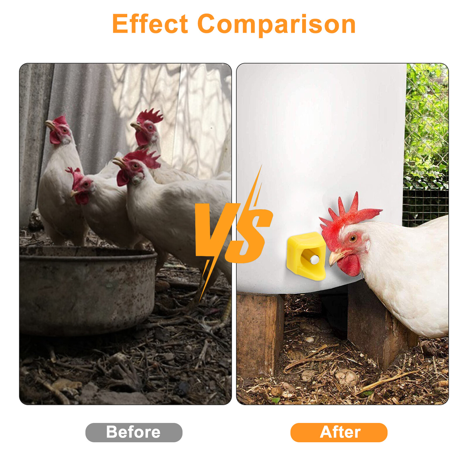15Pcs Automatic Chicken Nipples Waterer with Drill Bits No Leak Poultry Drinking