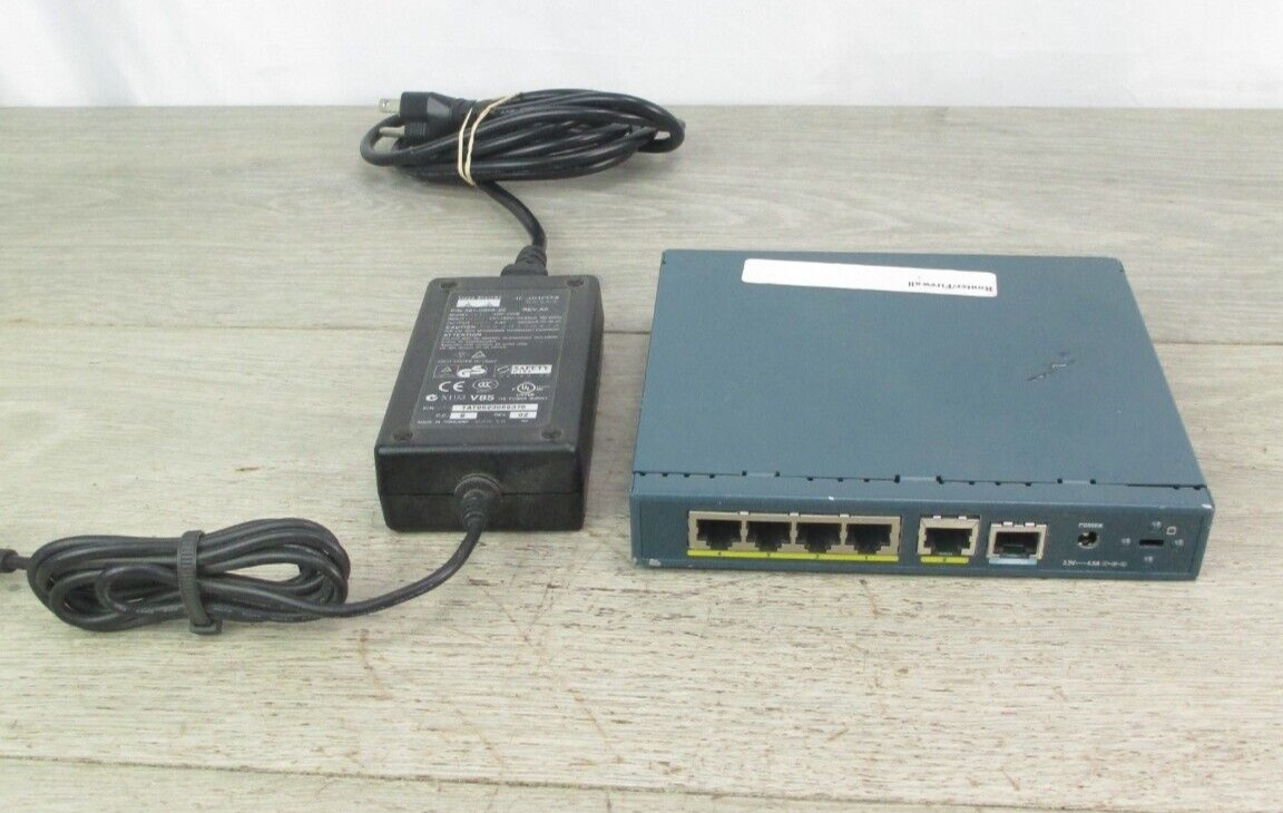 Cisco Pix 501 Firewall With Power Supply Tested ready