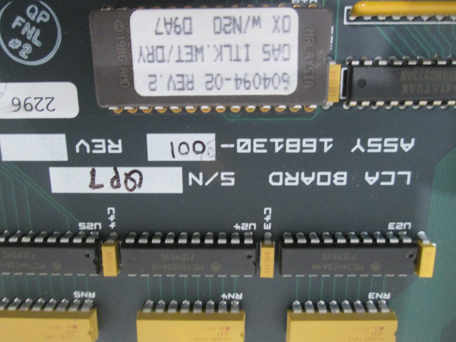 SVG Thermco, 604093-02, LCA Oxide Process PCB Assy, New