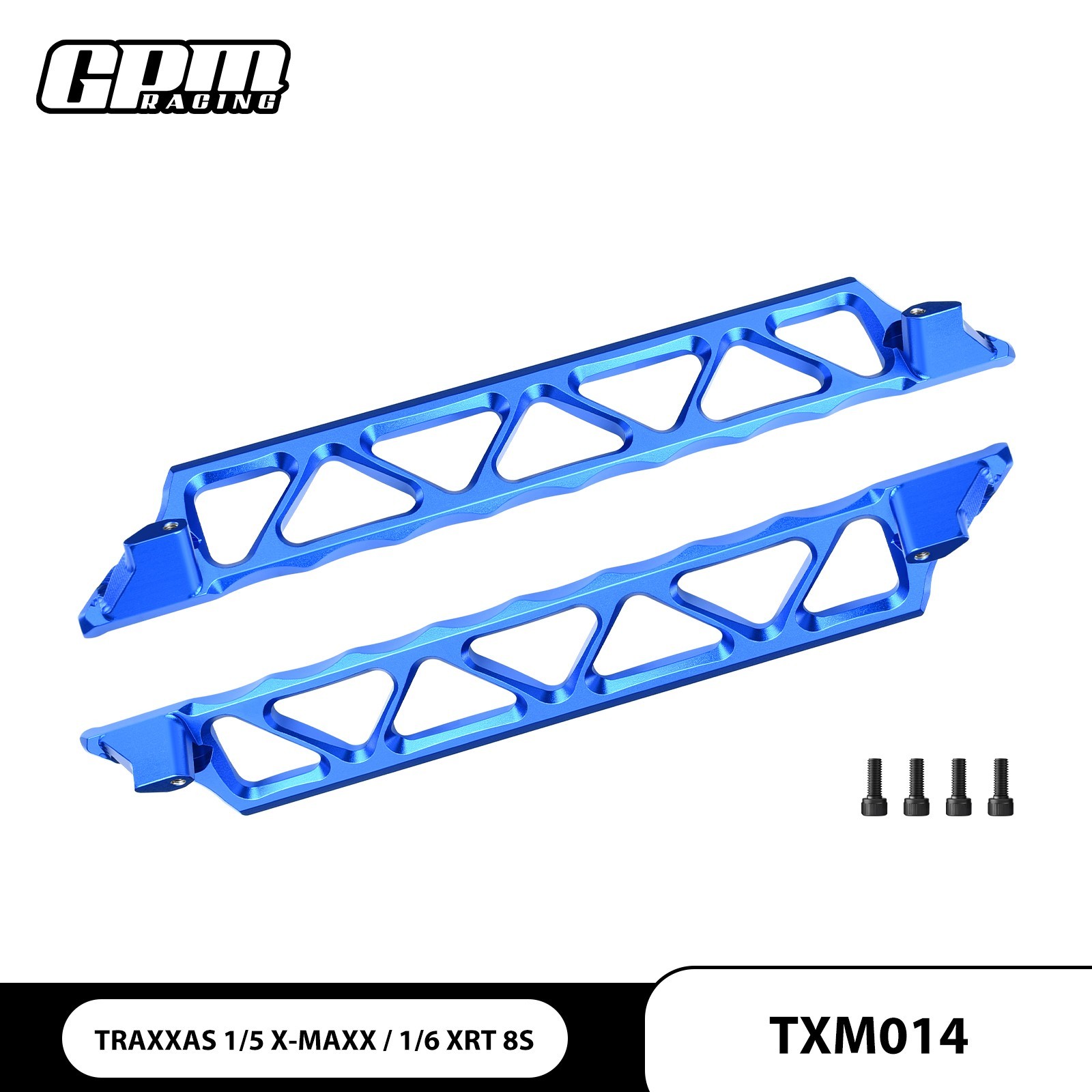 GPM Aluminium Side Trail For TRAXXAS 1/5 X-Maxx 6S 8S Monster Truck