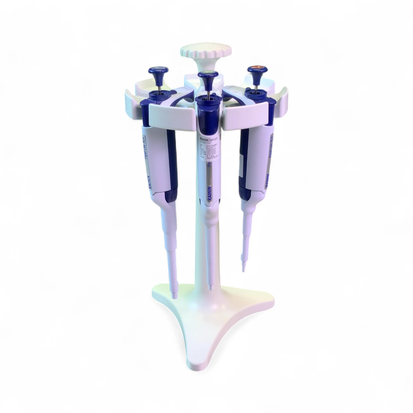 Rainin Pipet-Lite XLS Single Channel Manual Pipette Lot of 3 Carousel CALIBRATED