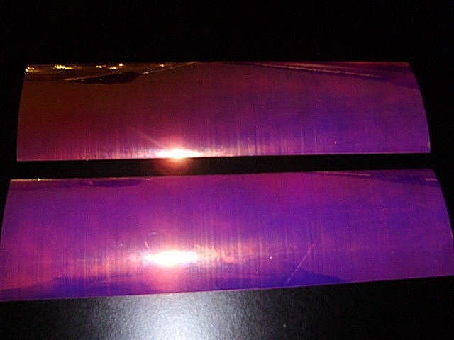 3" x 12" 2PK BLUE PLASMA UV GLOSS Fishing Lure Tape  FREE TAPE!
