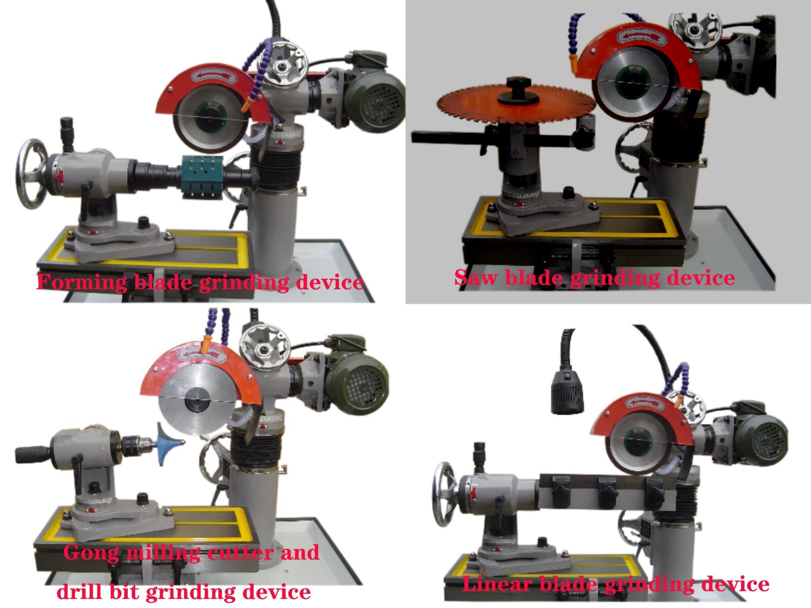 Universal Saw Blade Grinding Machine Woodworking Gear Drill Bit Sharpener 220V