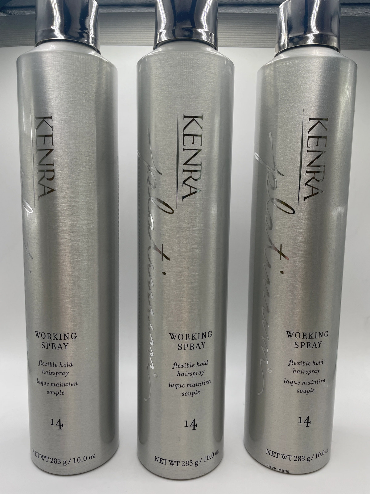 3 Pack Kenra PLATINUM # 14 WORKING SPRAY 10 OZ