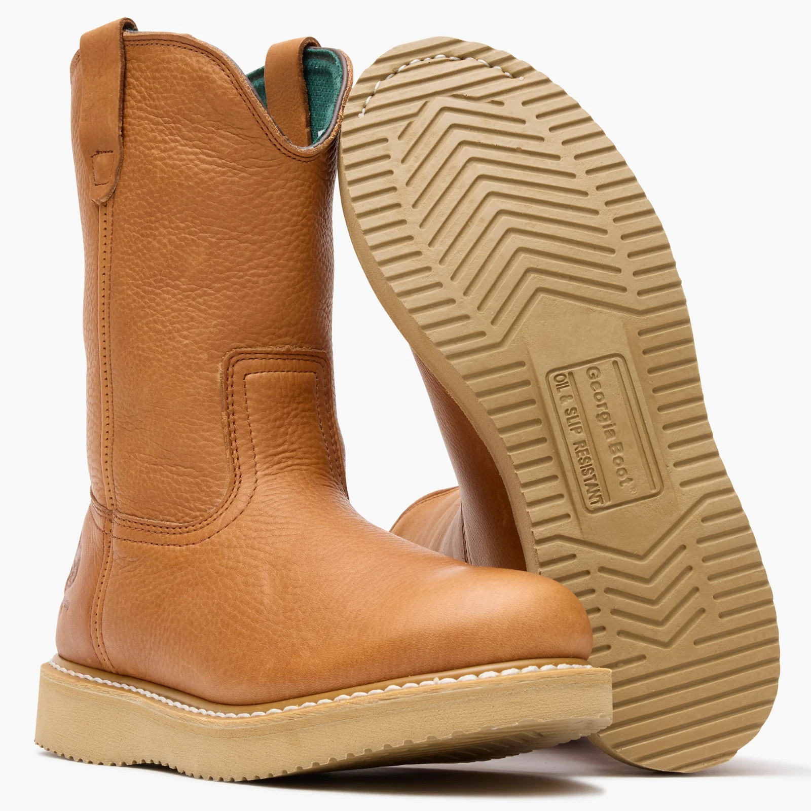 Georgia Boot Wedge Work Wellington - Soft Toe, Wide (EE)