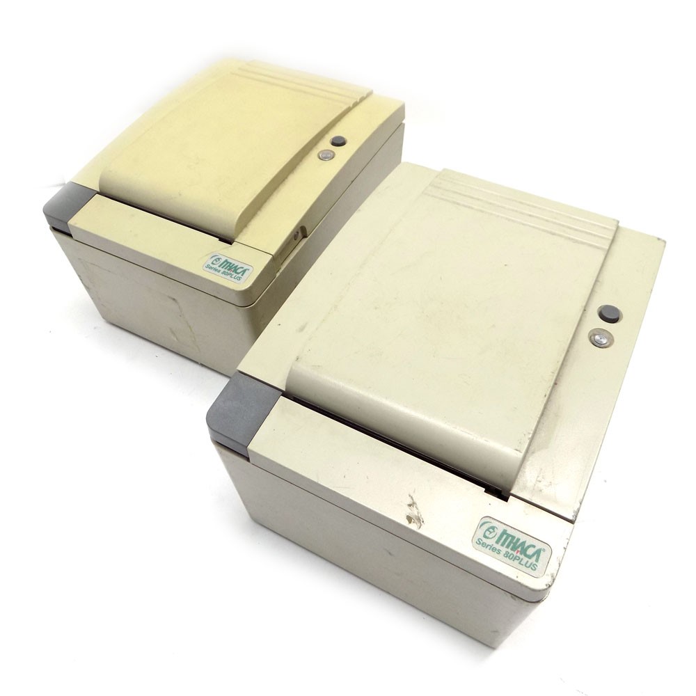(2) Ithaca Series 80Plus Model 82 203DPI 24VDC POS Thermal Receipt Printers