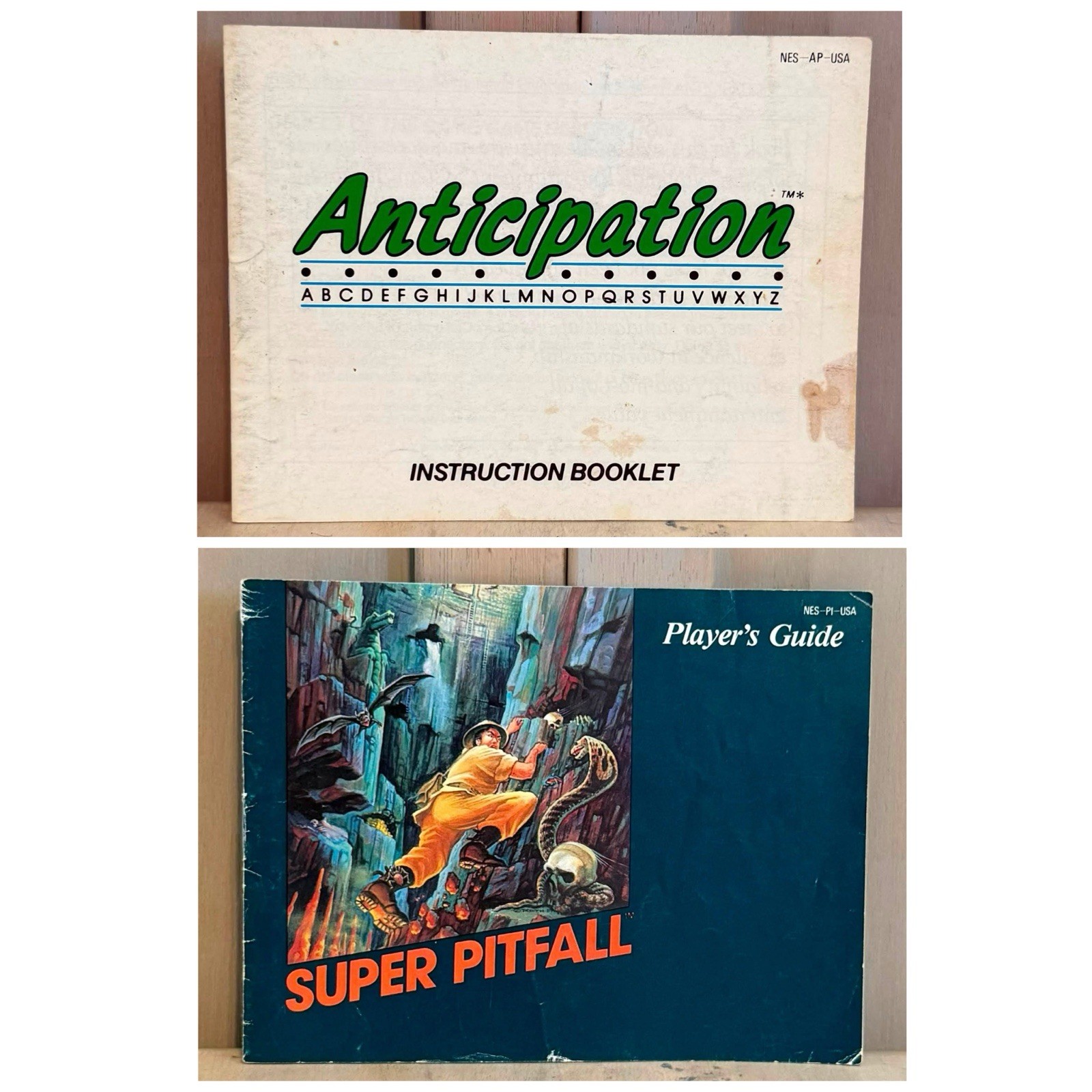 NES Manuals ONLY Anticipation Super Pitfall BUILD YOUR OWN LOT BUNDLE Free Ship