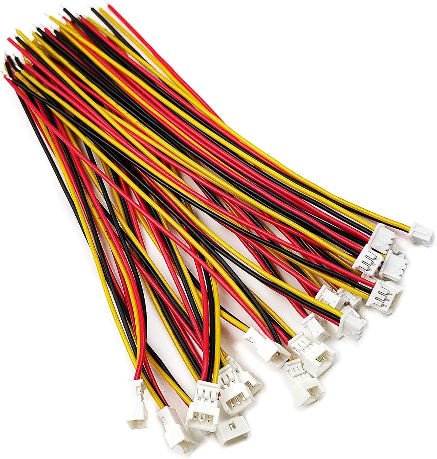 10 Pairs JST Connectors 1.25mm 3 Pin Micro Male and Female Connector Plug...