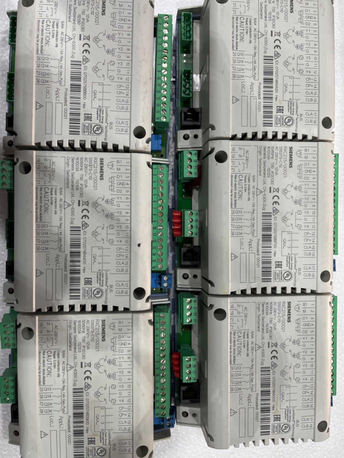 SIEMENS RXC21.5/00021 PANEL CONTROLLER