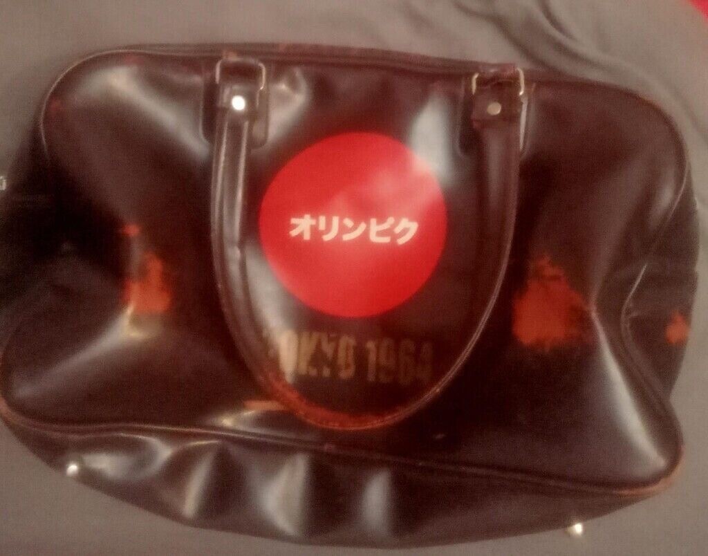 VINTAGE RETRO SKYLINE TOKYO 1964 OLYMPIC GAMES BAG PERFECT CPME PHOTO