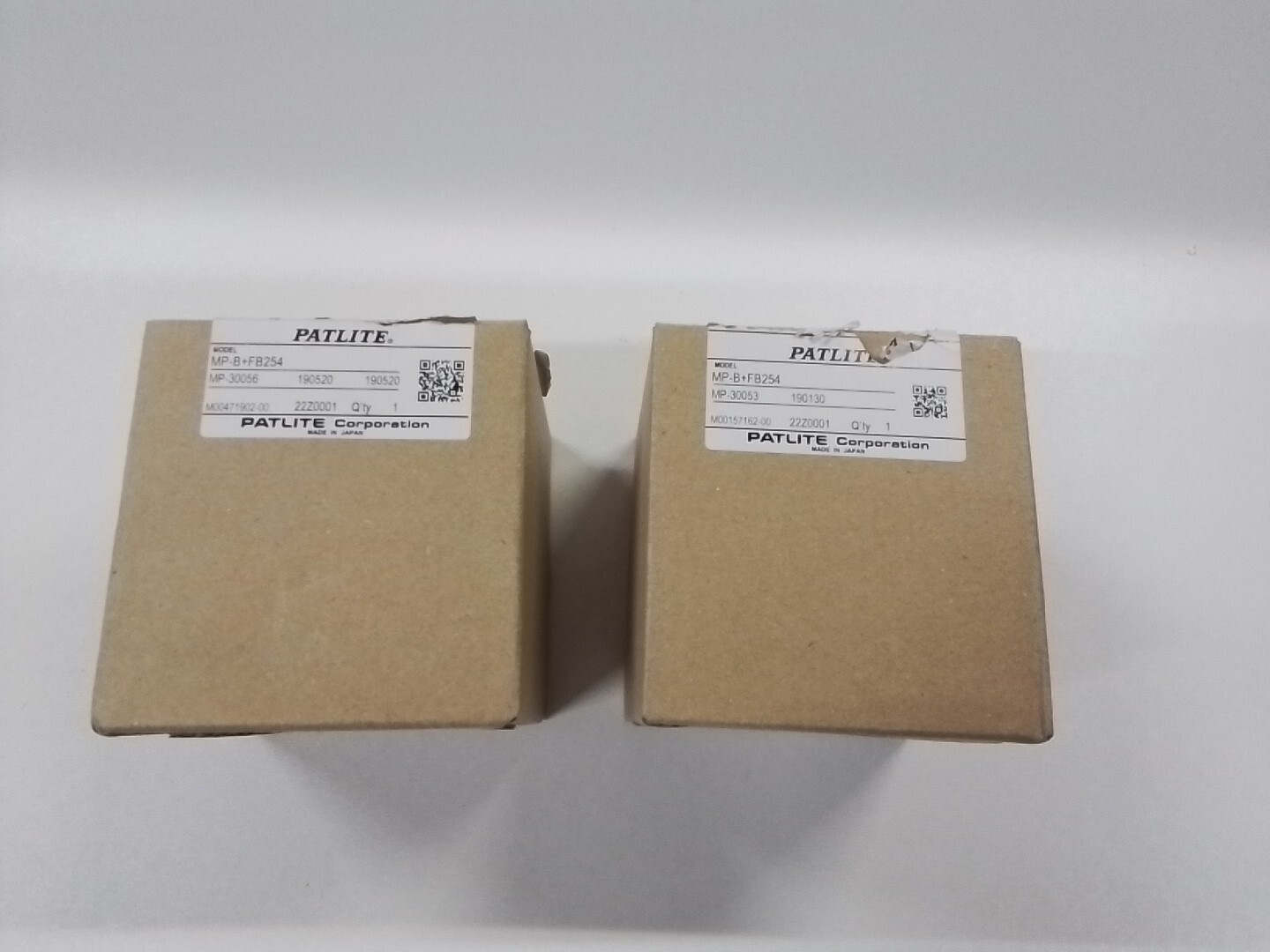 (2) Total PATLITE MP-B / MPB Mp-b+fb2254 195202 Magnetic Sounder 80db 24v