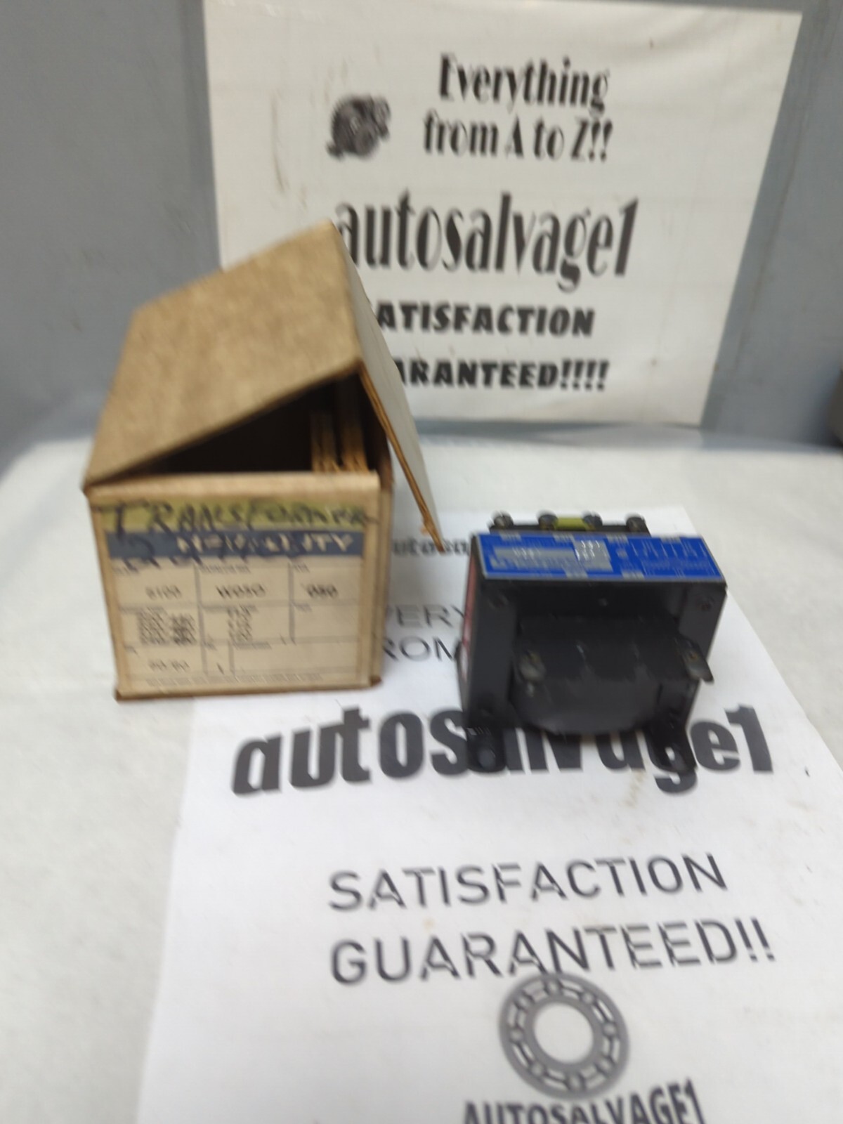 GENERAL SIGNAL,W030,INDUSTRIAL CONTROL HEAVY DUTY TRANSFORMER SERIES A .050 KVA