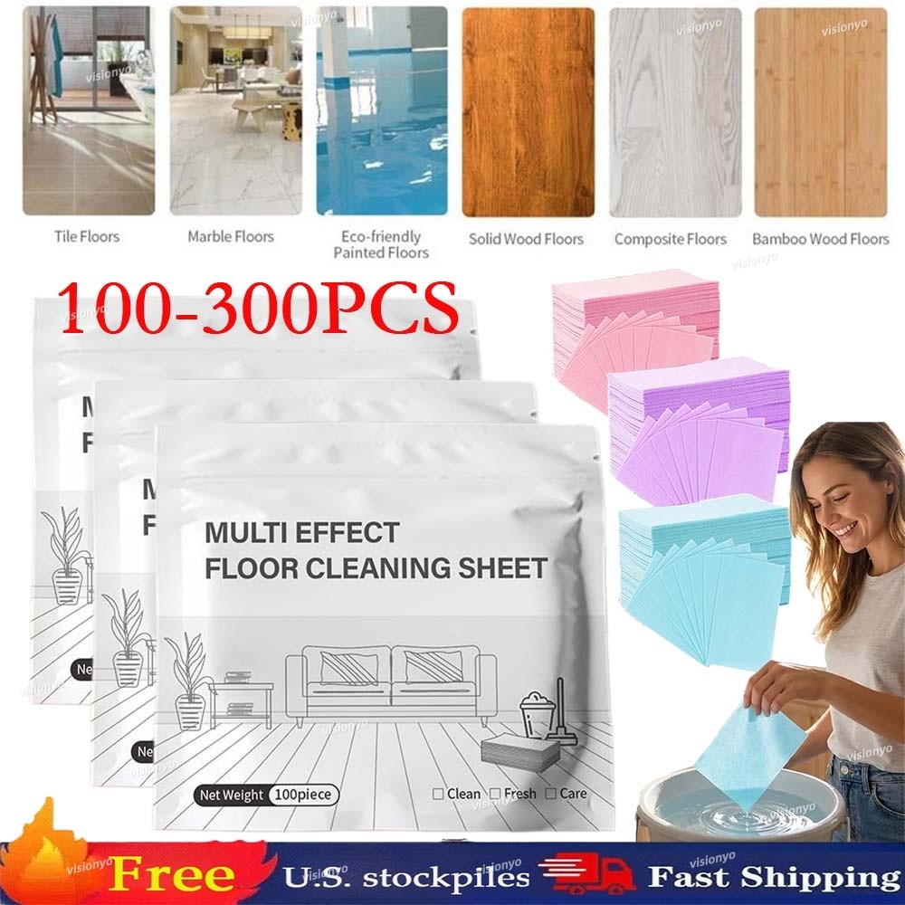 100-300PC Multi-surface Floor Cleaning Tablets, Multiple Effect the floors Clean